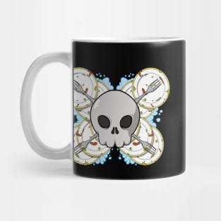 Dishwashers crew Jolly Roger pirate flag (no caption) Mug